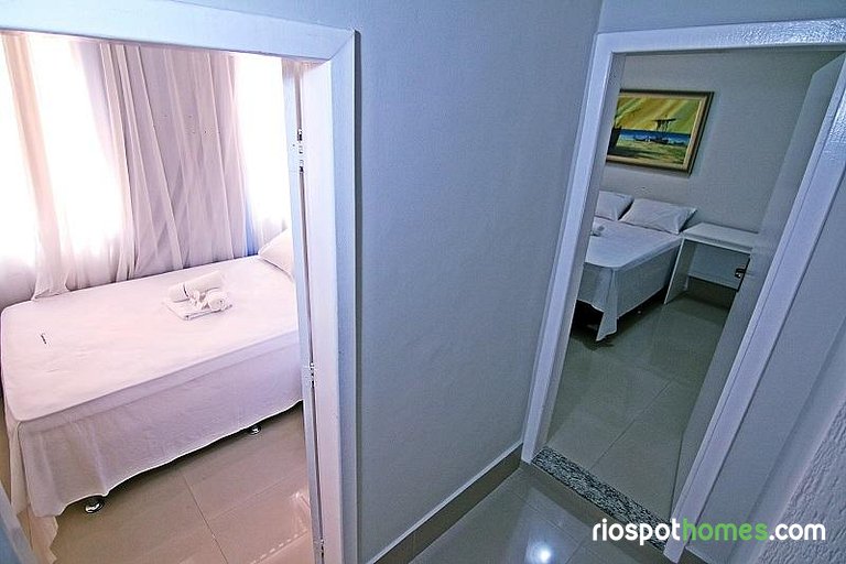 Apartamento temporada de 2 quartos em Copacabana