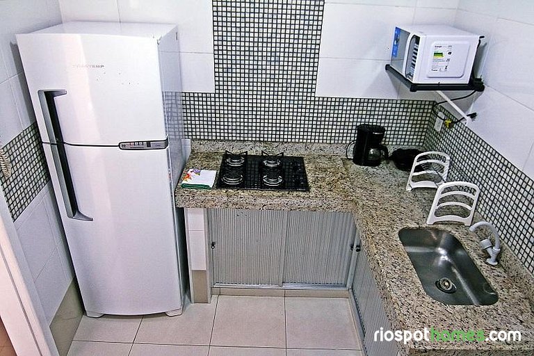 Apartamento temporada de 2 quartos em Copacabana