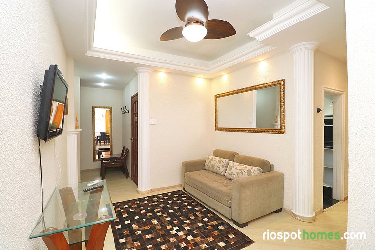 Apartamento temporada de 2 habitaciones con una excelente re