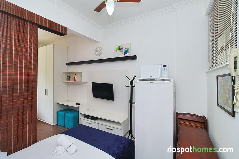 Apartamento económico con aire acondicionado y comodidades g