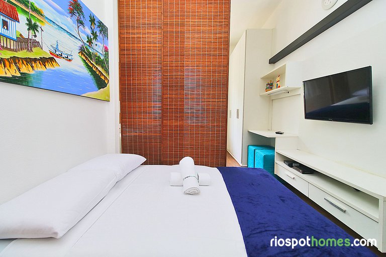 Apartamento económico con aire acondicionado y comodidades g