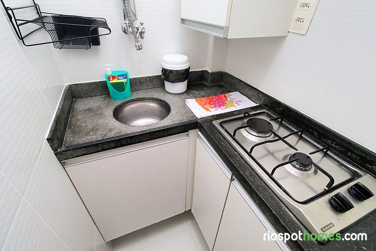 Apartamento económico con aire acondicionado y comodidades g
