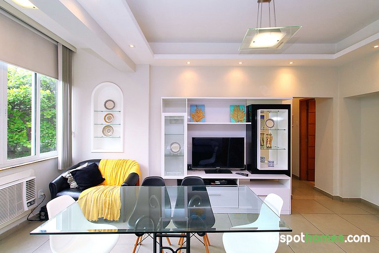 Apartamento 3 Quartos a 2 Min da Praia Copacabana