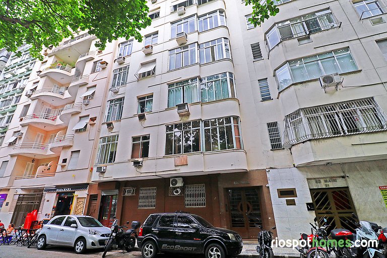 Apartamento 3 Quartos a 2 Min da Praia Copacabana