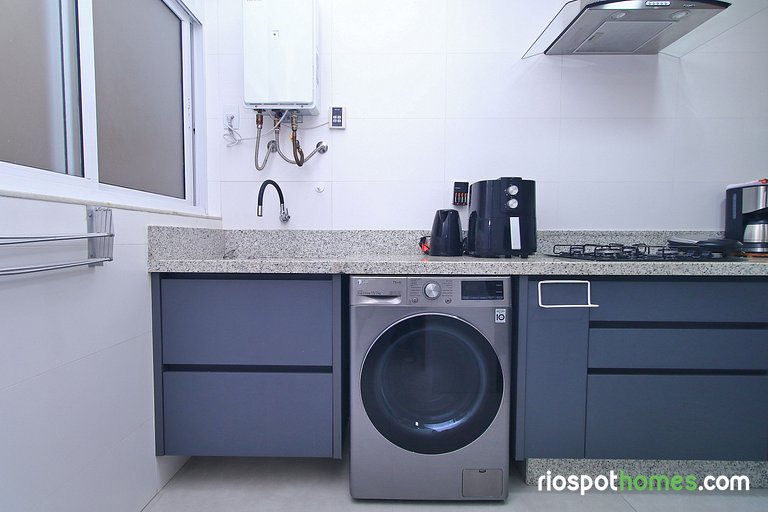 Moderníssimo 3 quartos para até 8 pessoas