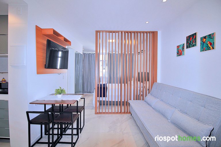 Studio moderno na Praia de Copacabana C062