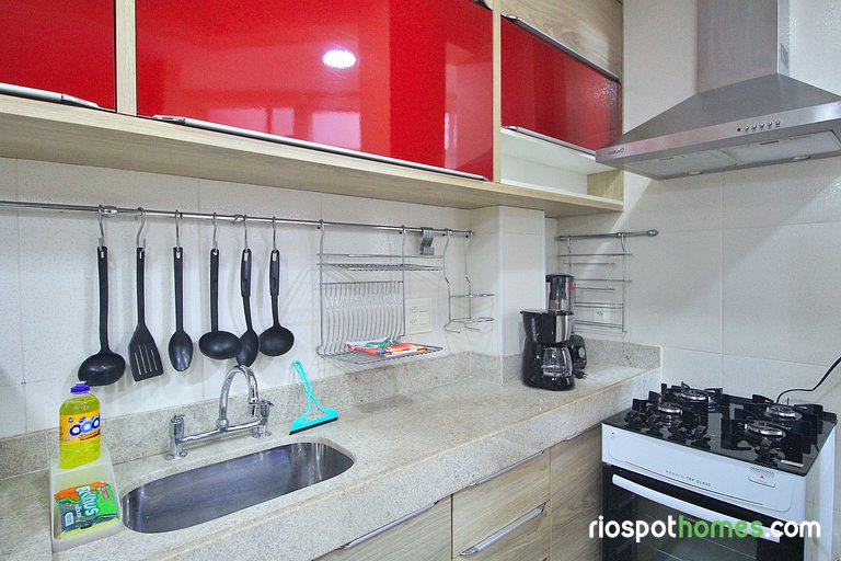 Conforto e Estilo em Ipanema | 2 Quartos D056