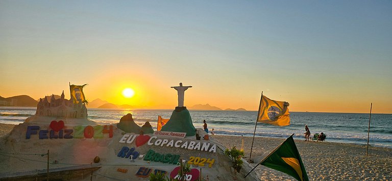 Apartamento Quarto e Sala Reformado em Copacabana