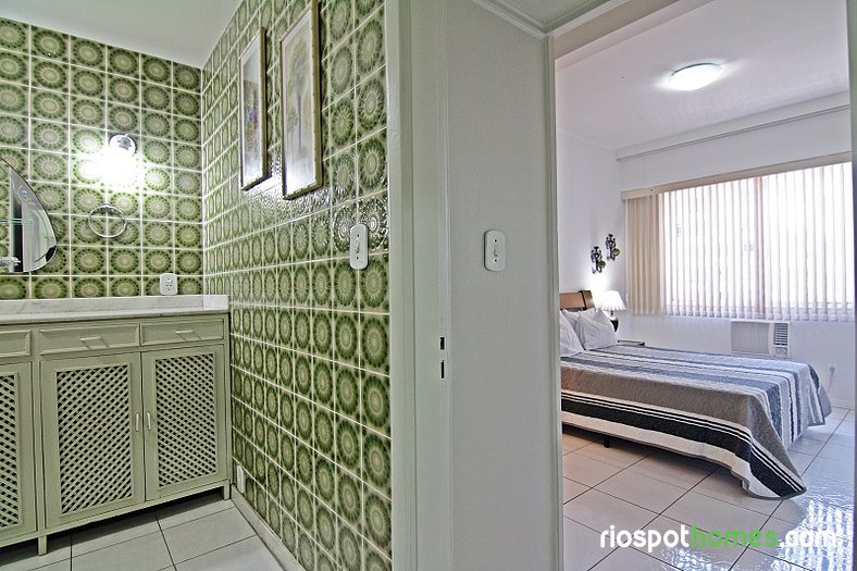 Cómodo apartamento de dos dormitorios en Copacabana - Rio de